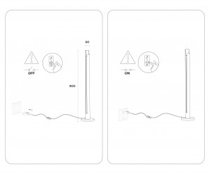 TN71342 WH белый LED 10W 4200K D60*900