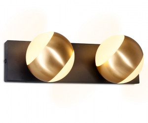 FW575/2 SBK/GD черный песок/золото G9 max 40W 260*70*85