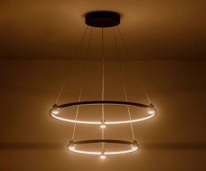 FL5506/2+6 BK черный 45W 3000K/4200K/6400K D600/400*1300 (без ПДУ)