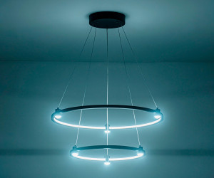 FL5506/2+6 BK черный 45W 3000K/4200K/6400K D600/400*1300 (без ПДУ)