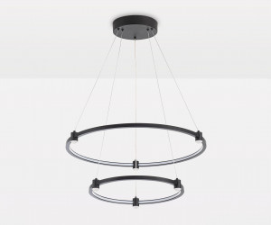 FL5506/2+6 BK черный 45W 3000K/4200K/6400K D600/400*1300 (без ПДУ)