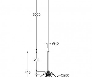 Подвесной светильник Maytoni MOD521PL-01G3