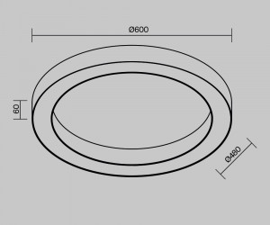 Потолочный светильник Technical C093CL-45W4K-B