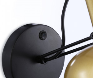 TR97102 GD/BK золото/черный E27 max 40W D130*223*273