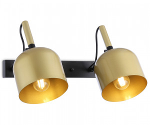 TR97106/2 GD/BK золото/черный E27*2 max 40W D130*223*273