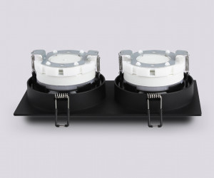 TN52344/2 SBK/GBK черный песок/черный глянец GX53 max 12W 220*115*25