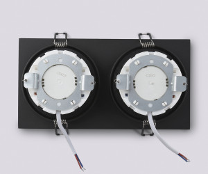 TN52344/2 SBK/GBK черный песок/черный глянец GX53 max 12W 220*115*25