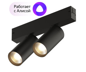 DK8012-BK Акцентный светильник SMART SPOT DOUBLE 2x9W DIM 3000K-6000K, черный