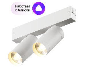 DK8012-WH Акцентный светильник SMART SPOT DOUBLE 2x9W DIM 3000K-6000K, белый