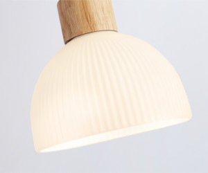 TR83133 LW/FR светлое дерево/белый матовый E27 max 40W D180*1040