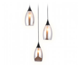 TR3550/3 BK/SM черный/дымчатый E14 max 40W 370*130*1000