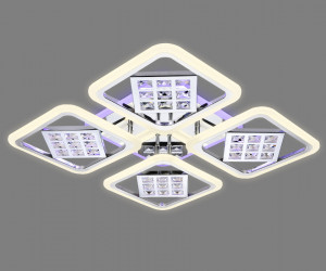 FA288/4 CH хром 116W 750*750*80 (ПДУ РАДИО 2.4G)