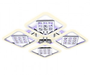 FA288/4 CH хром 116W 750*750*80 (ПДУ РАДИО 2.4G)