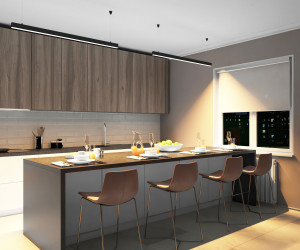 DK9123-BK Линейный светильник 30W 1250mm 3000K, черный