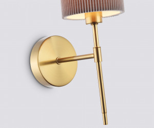 LH72385 BS/GR латунь/серый E14 max 40W 190*110*340