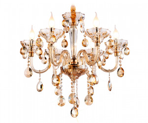 TR4901/6 GD/TI золото/янтарь E14/6 max 40W D663*598