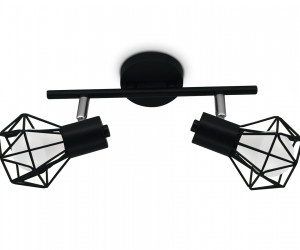 TR8621/2 BK/CH черный/хром E27*2 max 40W 260*91*175