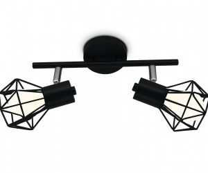 TR8621/2 BK/CH черный/хром E27*2 max 40W 260*91*175