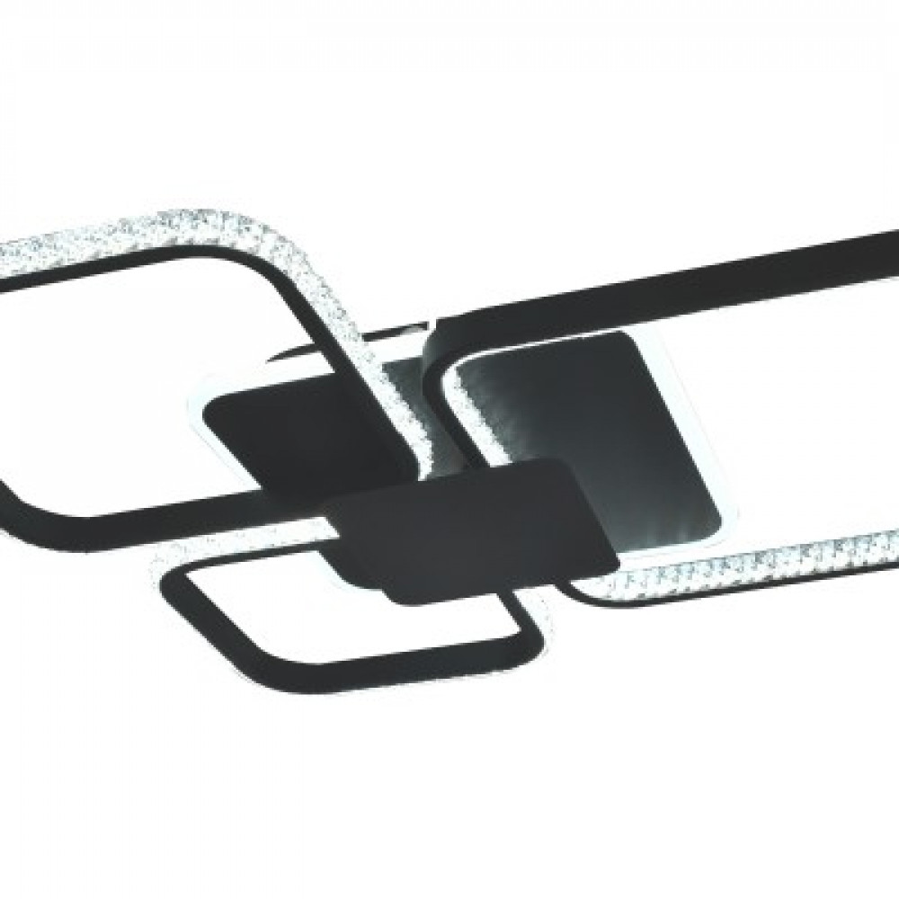 Х20465/3+1+1-C BK подсветка RGB LED 114W 3000K-4000K-6000K диммер (5) светильник потолочный
