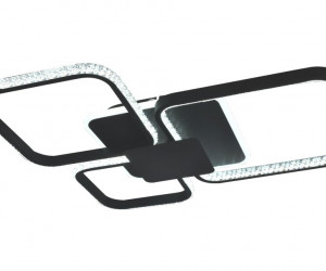 Х20465/3+1+1-C BK подсветка RGB LED 114W 3000K-4000K-6000K диммер (5) светильник потолочный