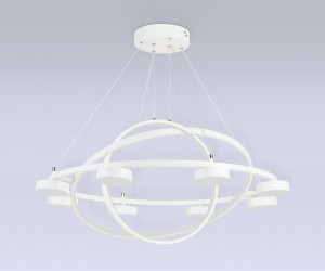 FL51777/3+8 WH белый 3000K/4200K/6400K 112W D800/580/400*1200 (ПДУ ИК)