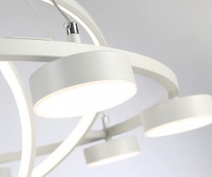 FL51777/3+8 WH белый 3000K/4200K/6400K 112W D800/580/400*1200 (ПДУ ИК)