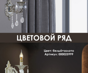 Настенный светильник 6628S-1W SBG 000030650