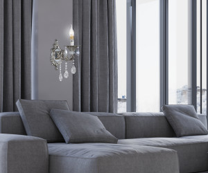 Настенный светильник 6628S-1W SBG 000030650