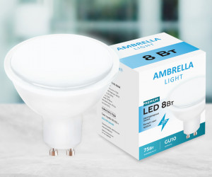 Лампа LED MR16-DD 8W GU10 4200K (75W) 220-230V