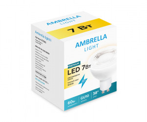 Лампа LED MR16-PR 7W GU10 3000K (60W) 175-250V