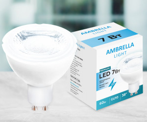 Лампа LED MR16-PR 7W GU10 4200K (60W) 175-250V