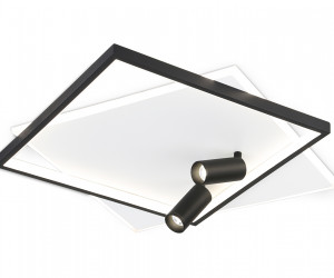 FL5138/2+2 WH/BK белый/черный 77W 3000K/4200K/6400K+4200K 505*493*130 (ПДУ ИК)