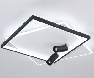 FL5138/2+2 WH/BK белый/черный 77W 3000K/4200K/6400K+4200K 505*493*130 (ПДУ ИК)