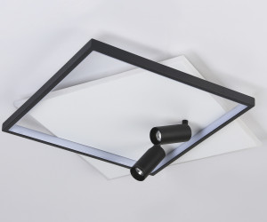 FL5138/2+2 WH/BK белый/черный 77W 3000K/4200K/6400K+4200K 505*493*130 (ПДУ ИК)