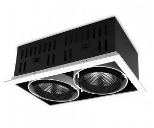 T812 BK/CH 2*12W 4200K