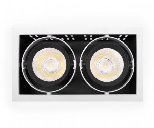 T812 BK/CH 2*12W 4200K