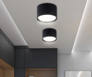 TN52357 BK черный GX53 max 12W D82*50