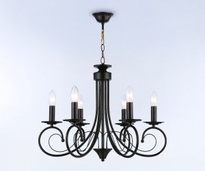 TR9612/6 BK черный E14/6 max 40W D560*650