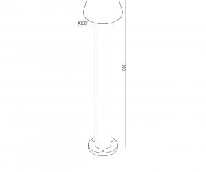 Ландшафтный светильник Outdoor O421FL-L5W