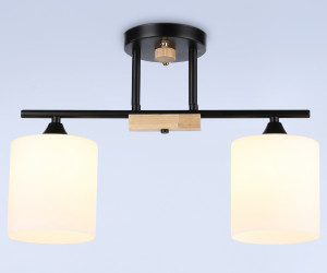 TR9543/2 BK/FR черный/белый матовый E27/2 max 40W 435*120*280