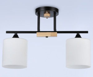 TR9543/2 BK/FR черный/белый матовый E27/2 max 40W 435*120*280