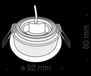 Встраиваемый светильник Technical DL025-2-01W