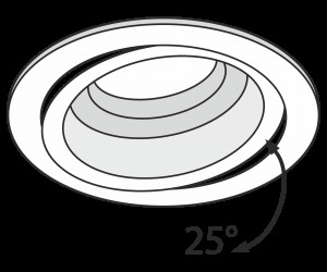 Встраиваемый светильник Technical DL025-2-01W