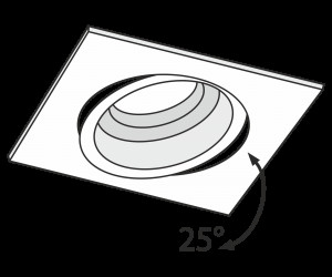 Встраиваемый светильник Technical DL026-2-01W