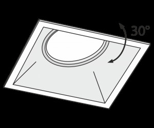 Встраиваемый светильник Technical DL029-2-01W