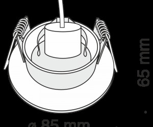 Встраиваемый светильник Technical DL027-2-01B