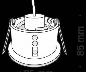 Встраиваемый светильник Technical DL032-2-01W
