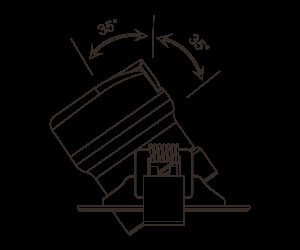 Встраиваемый светильник Technical DL013-6-L9W