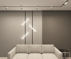 DK8041-BW+BK Акцентный светильник SMART SPOT 20W DIM 3000K-6000K, черный с белым, алюминий