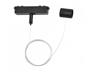 GV1777 BK черный подвес для ультратонких трековых светодиодных светильников 1.5m